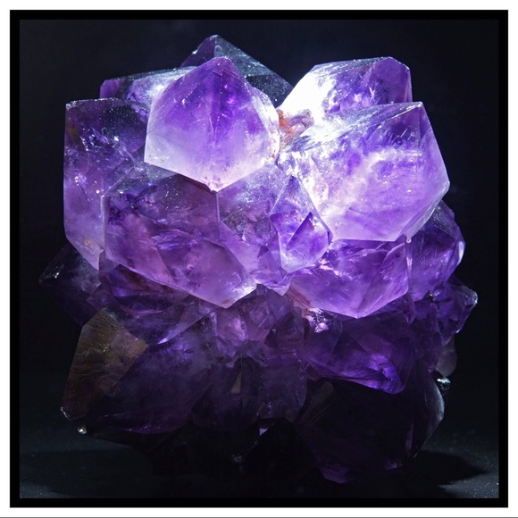 Amethyst Essential Oil/Perfume Bottle Necklace - Picture 3 of 3